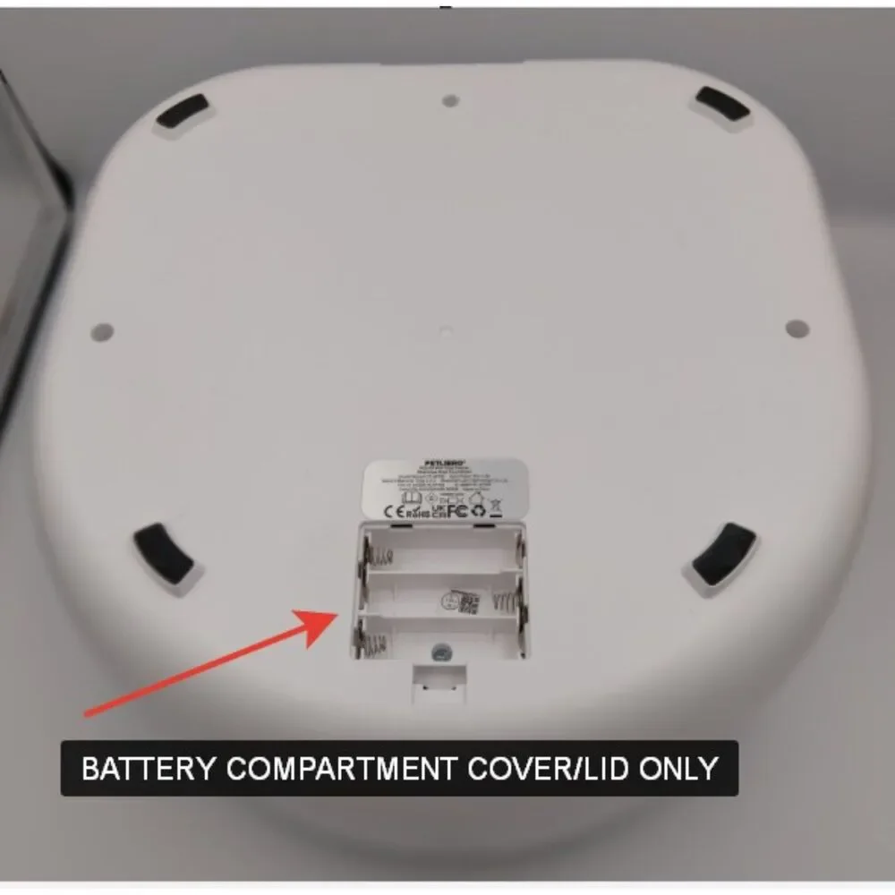 WHITE Battery Cover for PETLIBRO Polar PLAF109 Cat Feeder* Replacement Part only